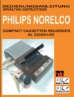 Image for Compact Cassetten Recorder Bedienungsanleitung PHILIPS NORELCO EL 3300/01/02 Operating instructions by SUELTZ BUECHER