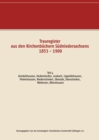 Image for Trauregister aus den Kirchenb?chern S?dniedersachsens 1853 - 1900 : Teil 4 Dankelshausen, Hedem?nden, Laubach, Lippoldshausen, Mielenhausen, Niederscheden, Oberode, Oberscheden, Wellersen, Wiershausen