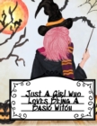 Image for Just A Girl Who Loves Being A Basic Witch : Journal For Witches &amp; Wiccans To Write In Your Creepy Halloween Moments - 8.5x11 Inches Notepad With Black Lines, 120 Pages Broomstick, Black Cat, Bat, Full