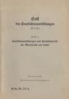 Image for M.Dv.Nr. 271/4 Soll der Sanitatsausrustungen - Teil 4