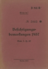 Image for D 81/3+ Besichtigungsbemerkungen 1937 - Geheim