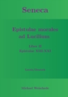 Image for Seneca - Epistulae morales ad Lucilium - Liber II Epistulae XIII-XXI