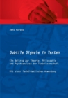 Image for Subtile Signale in Texten