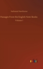 Image for Passages From the English Note-Books