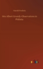 Image for Mrs Albert Grundy-Observations in Philistia