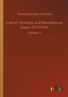 Image for Critical, Historical, and Miscellaneous Essays; Vol. (3 of 6) : Volume 3