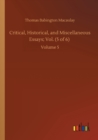 Image for Critical, Historical, and Miscellaneous Essays; Vol. (5 of 6) : Volume 5