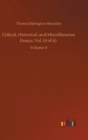 Image for Critical, Historical, and Miscellaneous Essays; Vol. (4 of 6)