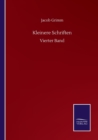 Image for Kleinere Schriften : Vierter Band