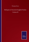 Image for Reliques of Ancient English Poetry : Volume III