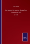 Image for Rechtsgeschichte der deutschen Genossenschaft