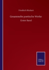 Image for Gesammelte poetische Werke : Erster Band