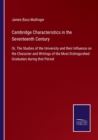 Image for Cambridge Characteristics in the Seventeenth Century