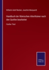Image for Handbuch der Roemischen Alterthumer nach den Quellen bearbeitet : Funfter Theil