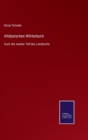 Image for Altdeutsches Woerterbuch