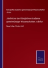 Image for Jahrbucher der Koeniglichen Akademie gemeinnutziger Wissenschaften zu Erfurt