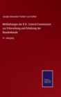 Image for Mittheilungen der K.K. Central-Commission zur Erforschung und Erhaltung der Baudenkmale