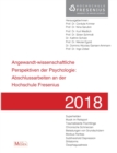 Image for Angewandt-wissenschaftliche Perspektiven der Psychologie : Abschlussarbeiten an der Hochschule Fresenius 2018