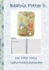 Image for Der Peter Hase Geburtstagskalender : Immerwahrender Kalender mit Motiven von Peter Hase
