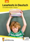 Image for Übungsheft mit Lesetests in Deutsch 1. Klasse: Echte Klassenarbeiten mit Punktevergabe und Losungen - Lesen lernen und uben