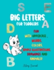 Image for BIG LETTERS For toddlers : Fun with Uppercase, words, colors, Simple Illustrations, drawings and animals!