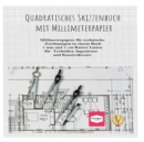 Image for Quadratisches Skizzenbuch mit Millimeterpapier : Millimeterpapier fur technische Zeichnungen in einem Buch. 1 mm und 1 cm Raster Linien fur Techniker, Ingenieure und Konstrukteure