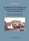 Image for Rundbriefe und Predigtskizzen f?r die deutsche katholische Wehrmachtseelsorge