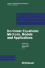 Image for Nonlinear Equations: Methods, Models and Applications
