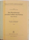 Image for Der Prioritatsstreit Zwischen Leibniz Und Newton