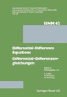 Image for Differential-Difference Equations/Differential-Differenzengleichungen