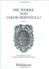 Image for Die Werke von Jakob Bernoulli
