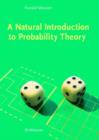 Image for A Natural Introduction to Probability Theory