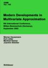 Image for Modern Developments in Multivariate Approximation
