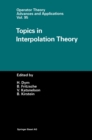 Image for Topics in Interpolation Theory
