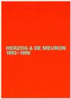 Image for Herzog and De Meuron 1992-1996