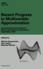 Image for Recent Progress in Multivariate Approximation