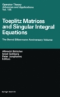 Image for Toeplitz Matrices and Singular Integral Equations