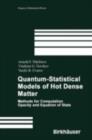 Image for Quantum-statistical models of hot dense matter: methods for computation opacity and equation of state : v. 37