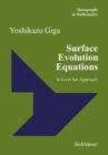 Image for Surface evolution equations: a level set approach : 99