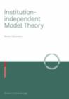 Image for Institution-independent Model Theory