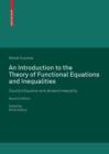 Image for An introduction to the theory of functional equations and inequalities: Cauchy&#39;s equation and Jensen&#39;s inequality