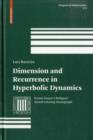 Image for Dimension and recurrence in hyperbolic dynamics : 272