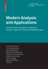Image for Modern analysis and applications: the Mark Krein Centenary Conference