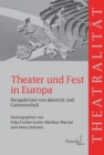 Image for Theater und Fest in Europa