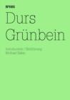 Image for Durs Grunbein