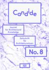 Image for Candide  : journal for architectural knowledgeNo. 8