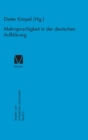 Image for Mehrsprachigkeit in der deutschen Aufklarung