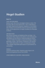 Image for Hegel-Studien / Hegel-Studien
