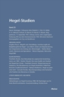 Image for Hegel-Studien / Hegel-Studien Band 25 (1990)