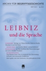 Image for Archiv fur Begriffsgeschichte, Band 65,2 : Schwerpunkt: Leibniz und die Sprache: Schwerpunkt: Leibniz und die Sprache